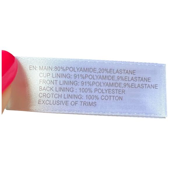 CITY CHIC COLLECTIVE Java White Stripes Women's Large Bathing Swim Suit - Picture 14 of 15